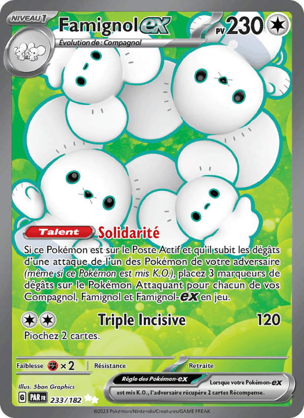 Famignol-ex, card 233 from Faille Paradoxe