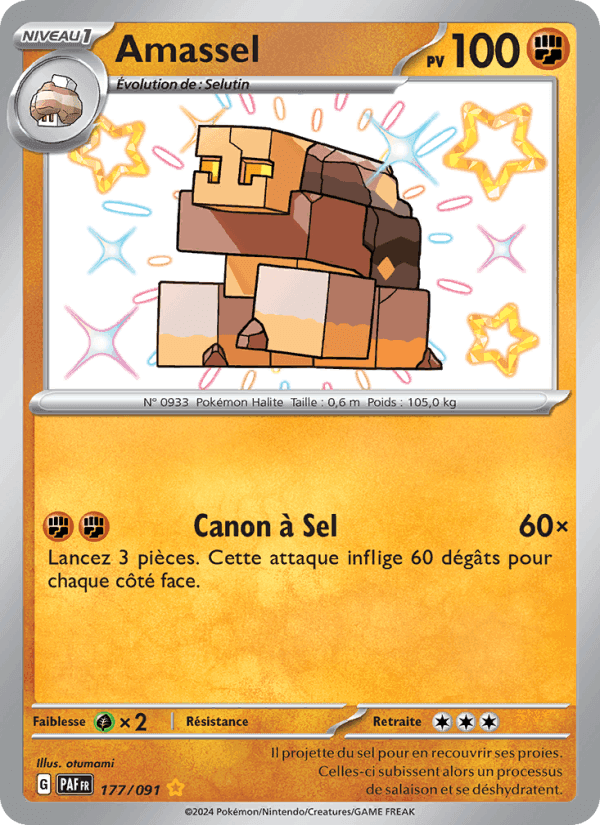 Amassel, card 177 from Destinées de Paldea