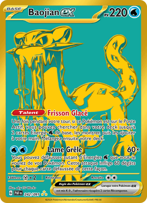 Baojian-ex, card 242 from Destinées de Paldea