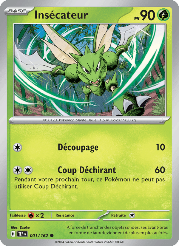 Insécateur, carte 001 de Forces Temporelles