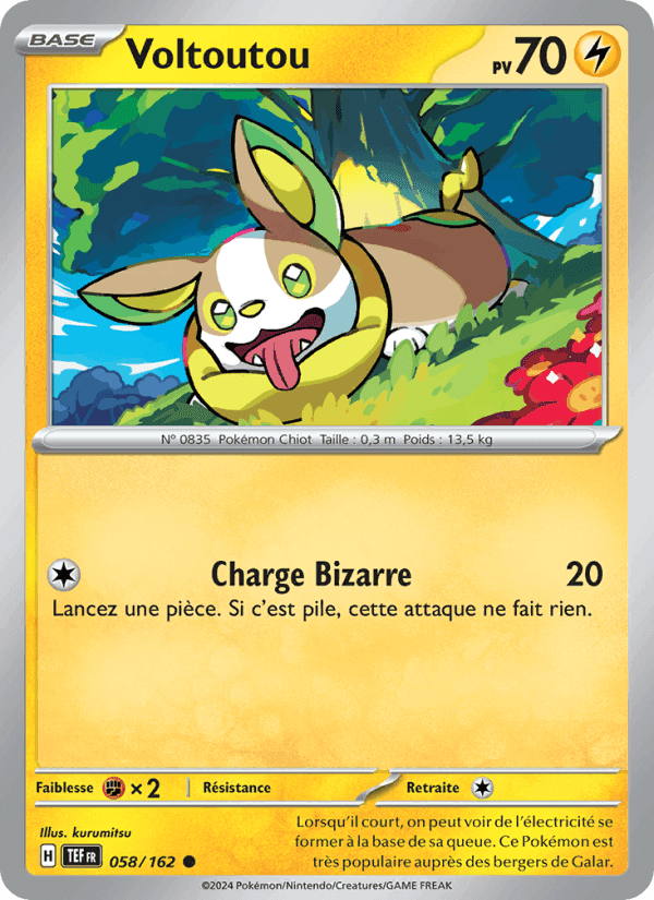 Voltoutou, carte 058 de Forces Temporelles