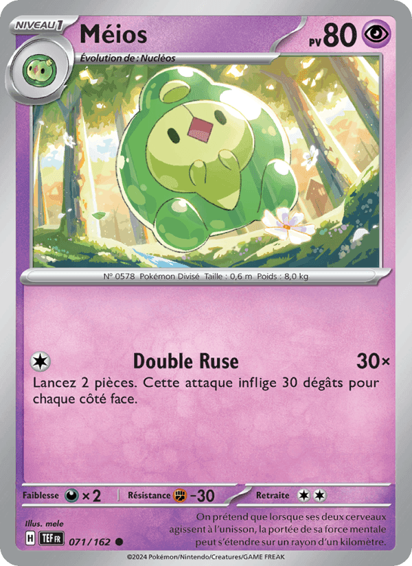 Méios, carte 071 de Forces Temporelles