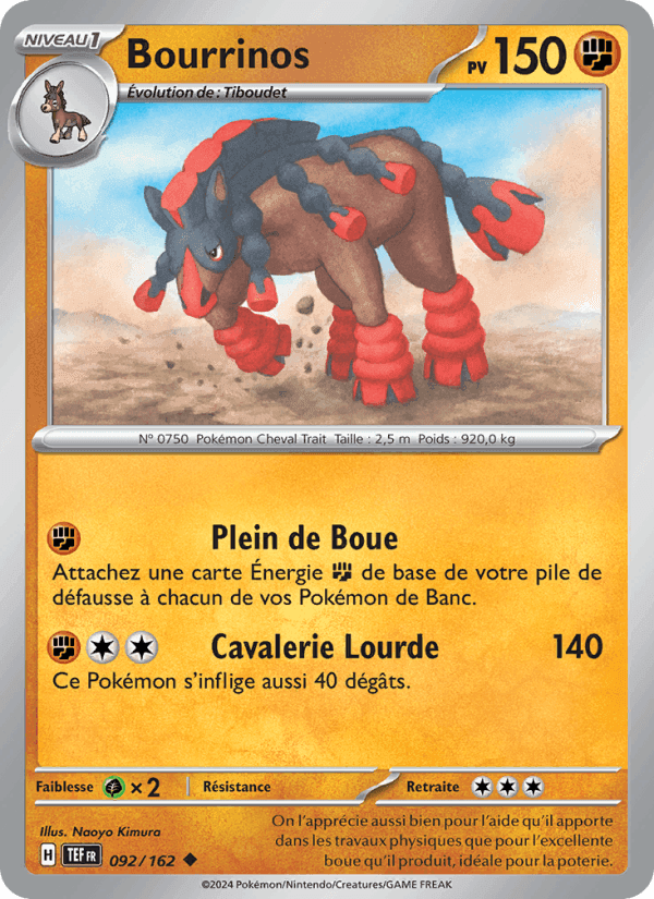 Bourrinos, card 092 from Forces Temporelles