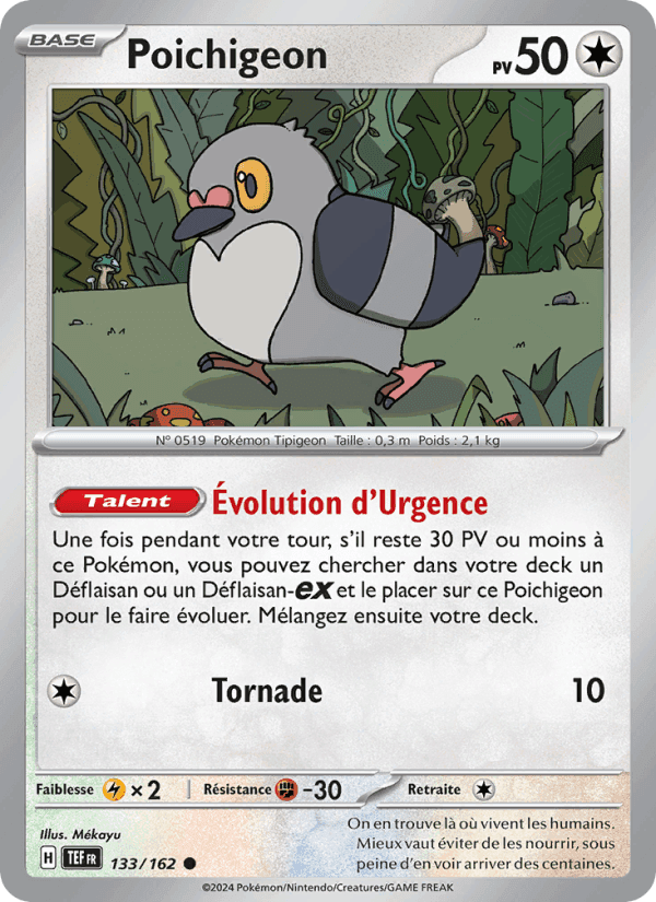 Poichigeon, carta 133 de Forces Temporelles