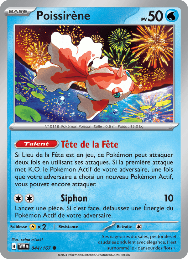 Poissirène, carte 044 de Mascarade Crépusculaire