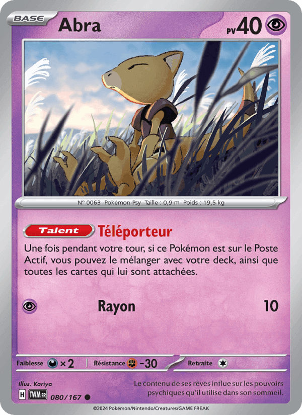 Abra, carte 080 de Mascarade Crépusculaire