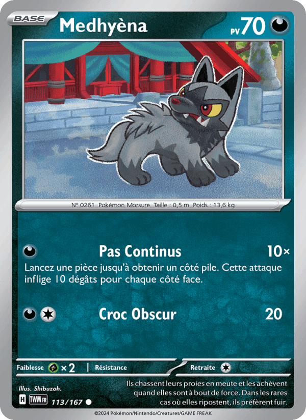 Medhyèna, card 113 from Mascarade Crépusculaire