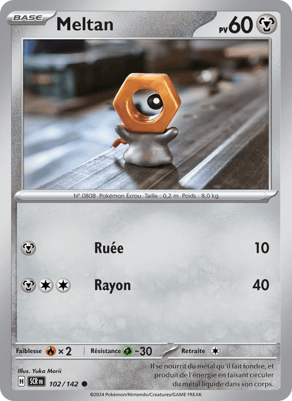 Meltan, carta 102 di Couronne Stellaire