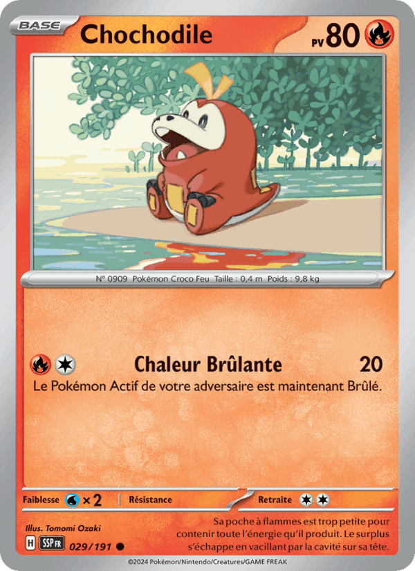 Chochodile, carta 029 de Étincelles Déferlantes