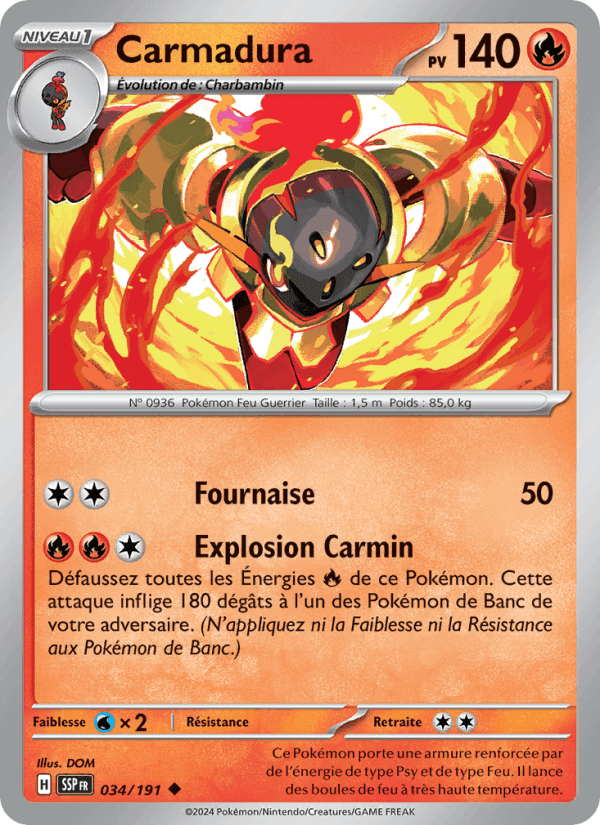 Carmadura, carte 034 de Étincelles Déferlantes