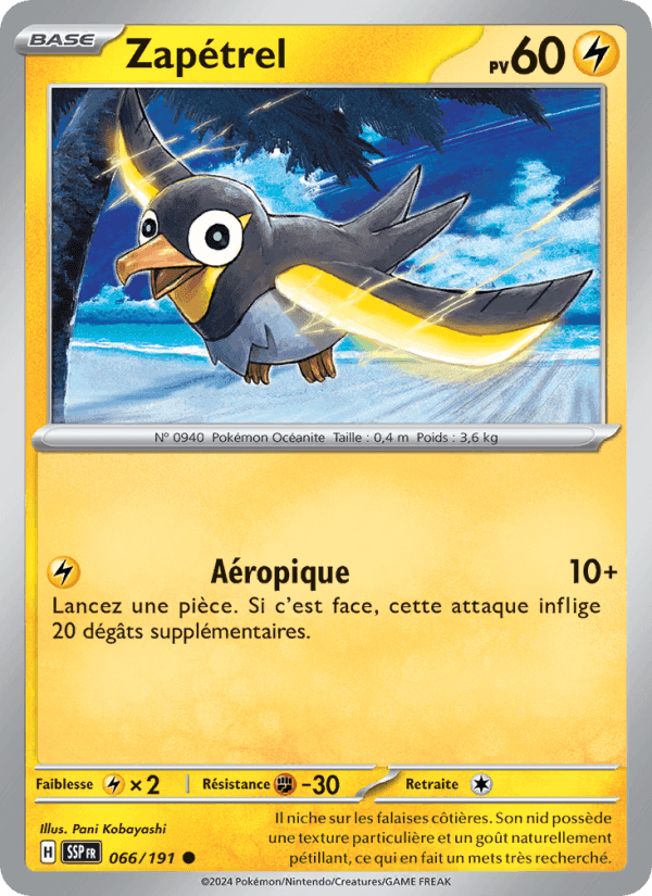 Zapétrel, carte 066 de Étincelles Déferlantes