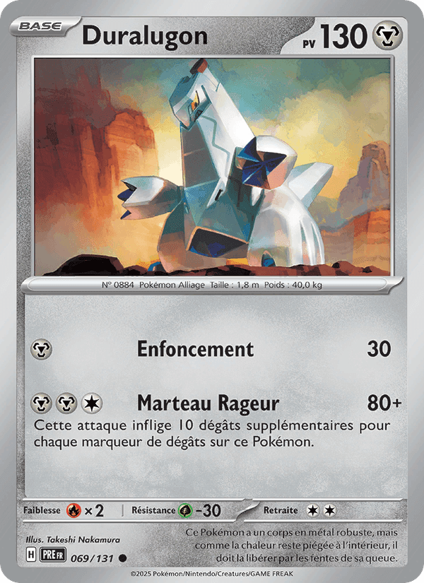Duralugon, card 069 from Évolutions Prismatiques