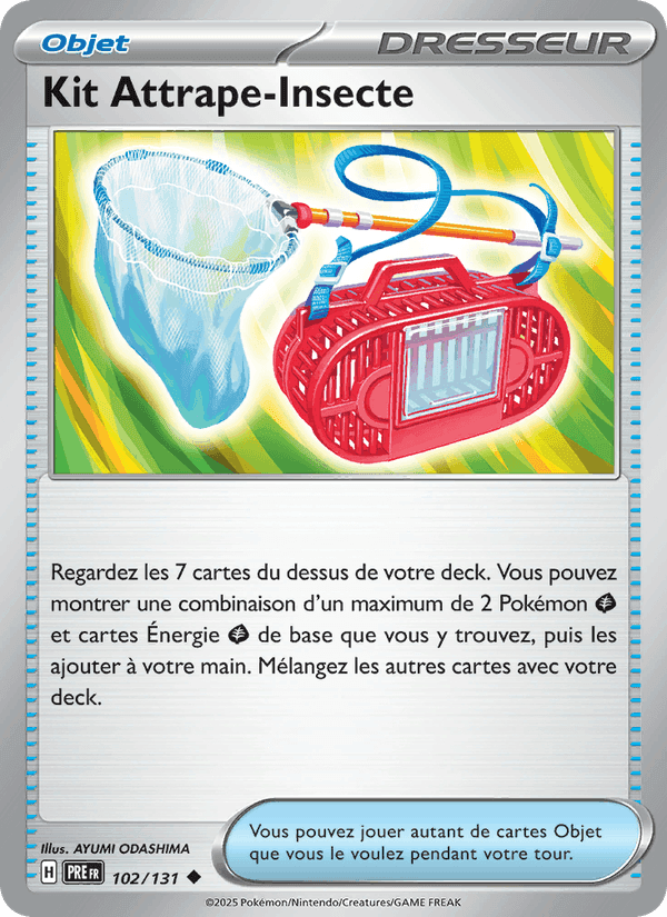 Kit Attrape-Insecte, card 102 from Évolutions Prismatiques