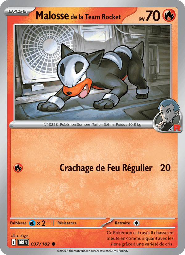 Malosse de la Team Rocket, carte 037 de Rivalités Destinées