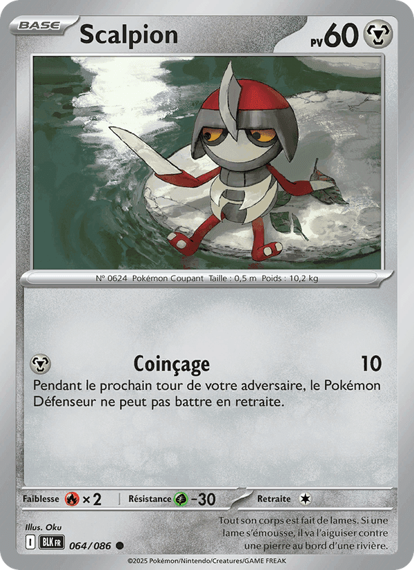 Scalpion, card 064 from Foudre Noire