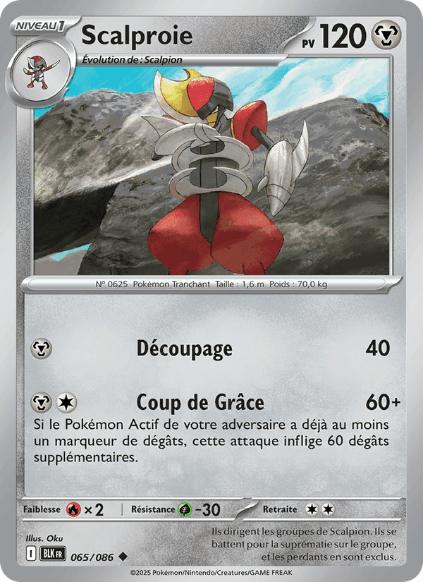 Scalproie, card 065 from Foudre Noire