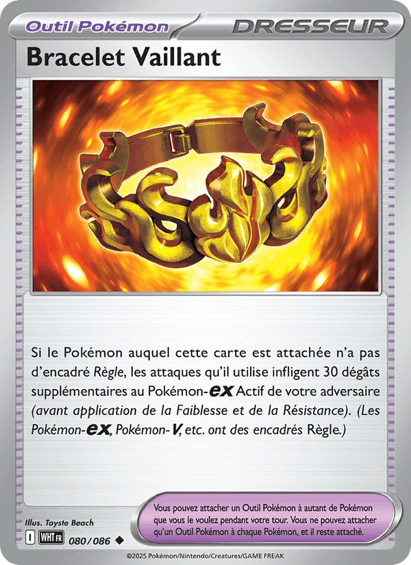 Bracelet Vaillant, card 080 from Flamme Blanche