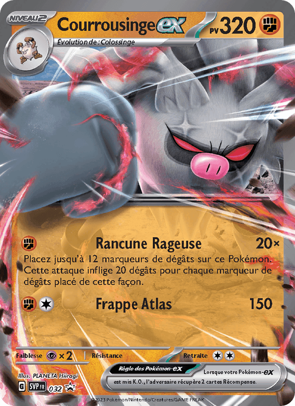Courrousinge-ex, carte 032 de SVP Black Star Promos