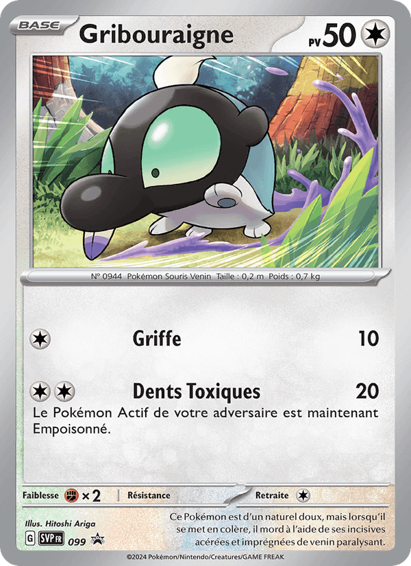Gribouraigne, card 099 from SVP Black Star Promos