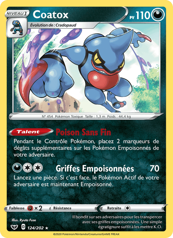 Coatox, card 124 from Épée et Bouclier