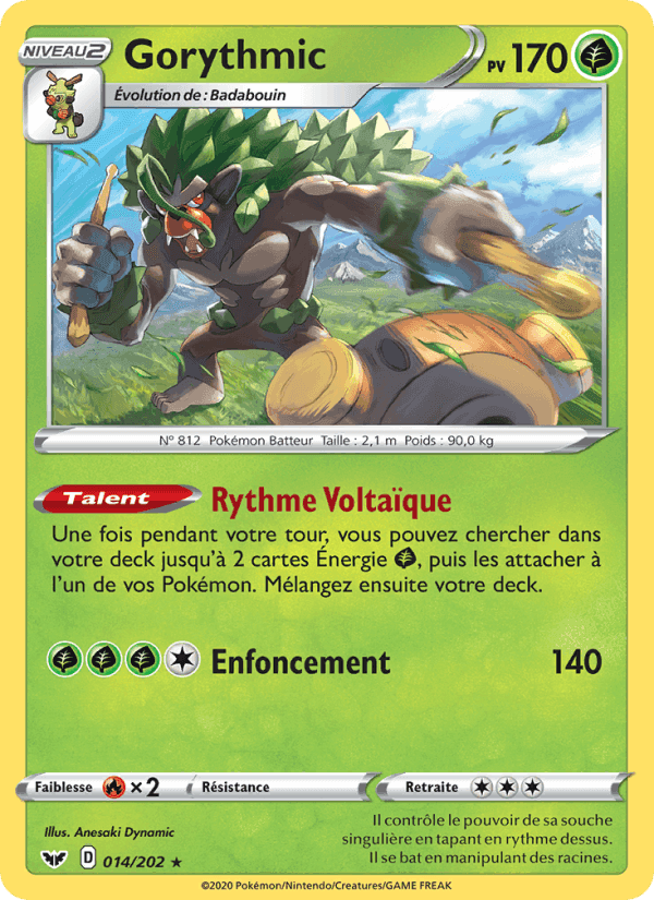 Gorythmic, carta 14 di Épée et Bouclier