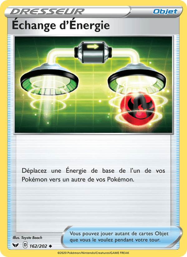 Échange d'Énergie, card 162 from Épée et Bouclier