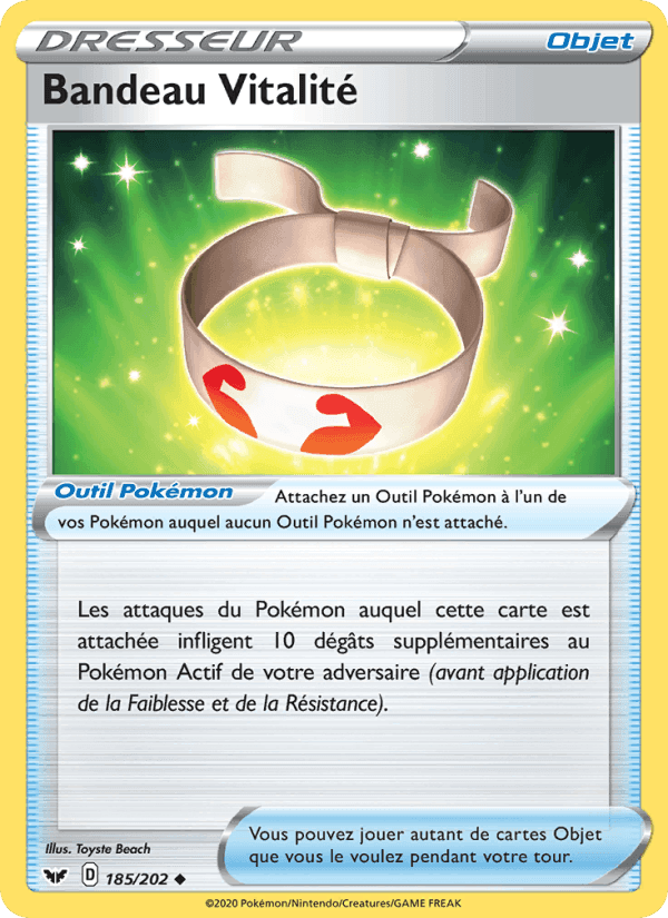 Bandeau Vitalité, card 185 from Épée et Bouclier