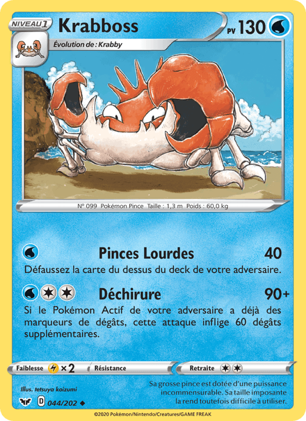 Krabboss, carta 44 di Épée et Bouclier