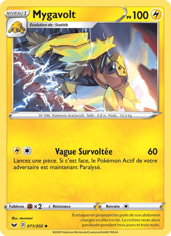 Mygavolt, carta 71 de Épée et Bouclier