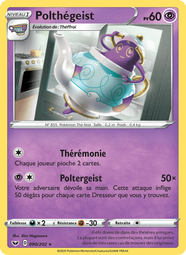 Polthégeist, card 90 from Épée et Bouclier