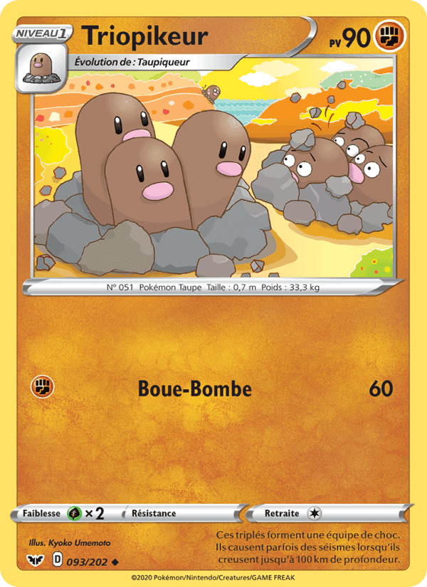 Triopikeur, card 93 from Épée et Bouclier