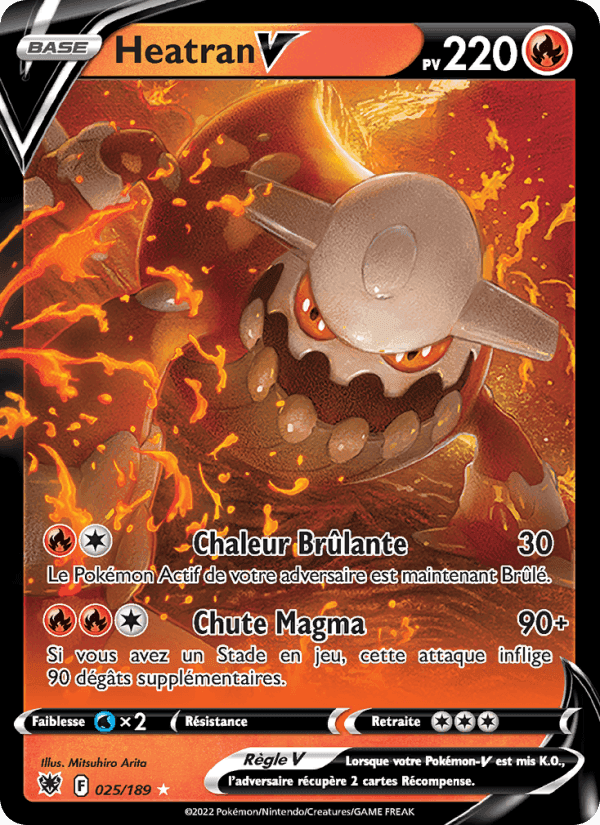 Heatran V, carte 025 de Astres Radieux