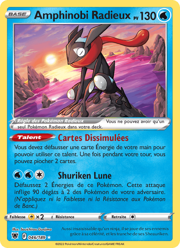 Amphinobi Radieux, carte 046 de Astres Radieux