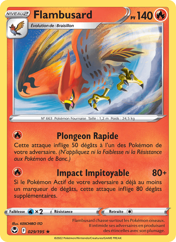 Flambusard, carte 029 de Tempête Argentée
