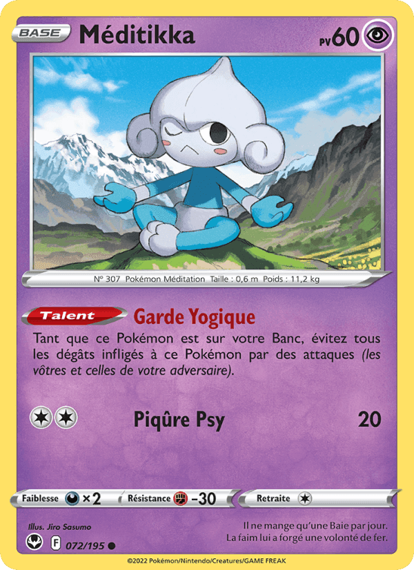 Méditikka, card 072 from Tempête Argentée