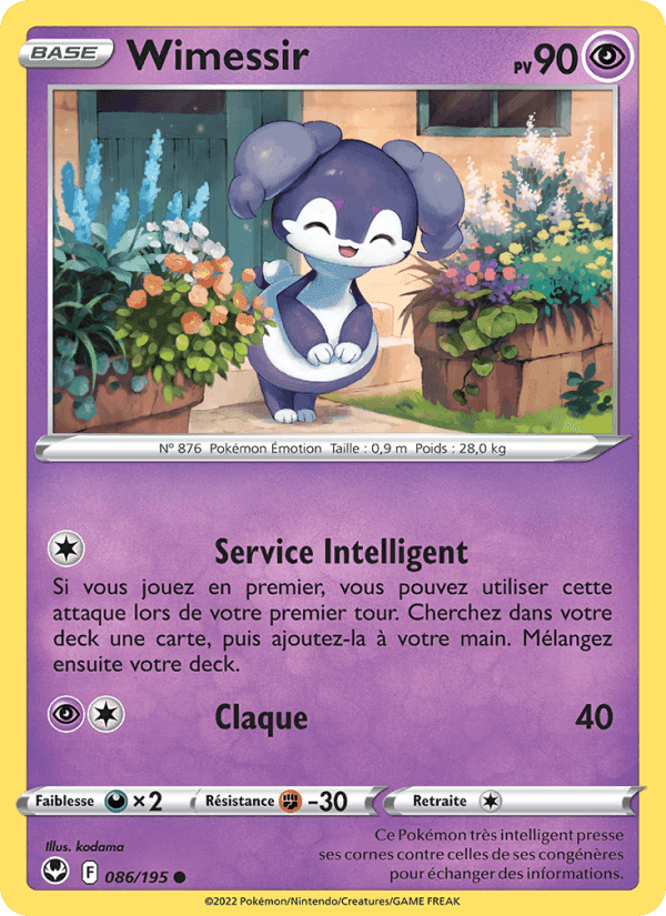 Wimessir, card 086 from Tempête Argentée