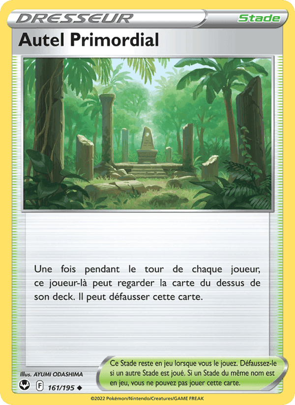Autel Primordial, card 161 from Tempête Argentée