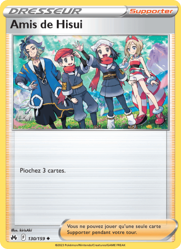 Amis de Hisui, card 130 from Zénith Suprême