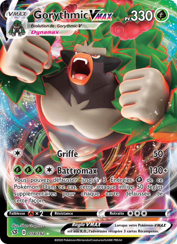 Gorythmic VMAX, carte 18 de Clash des Rebelles