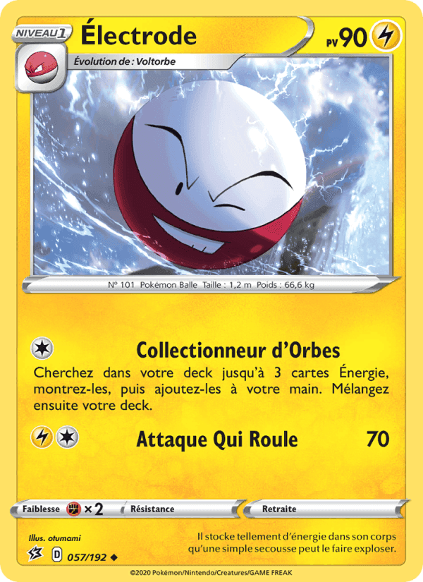 Électrode, carte 57 de Clash des Rebelles