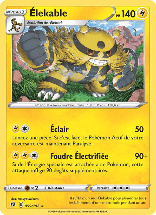 Élekable, carte 59 de Clash des Rebelles
