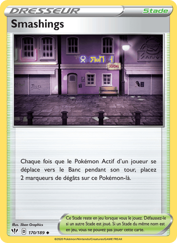 Smashings, card 170 from Ténèbres Embrasées