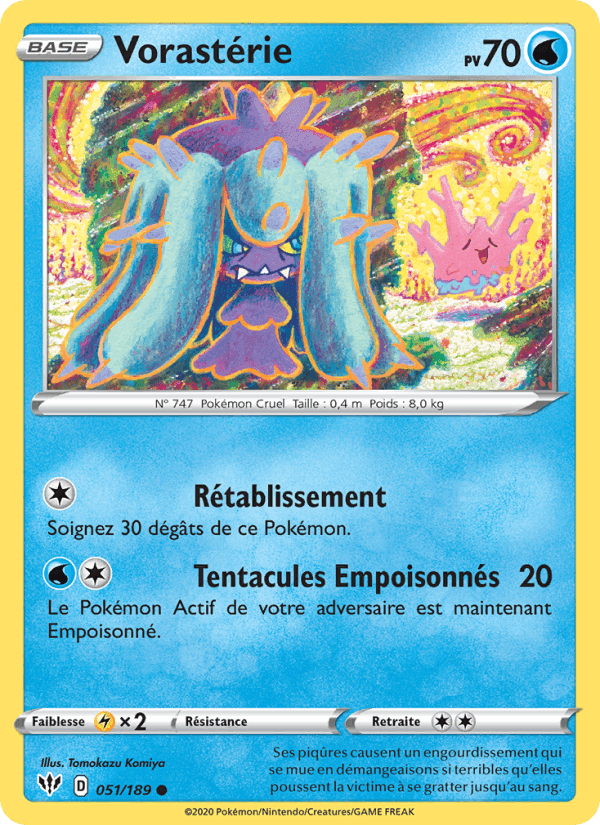 Vorastérie, card 51 from Ténèbres Embrasées