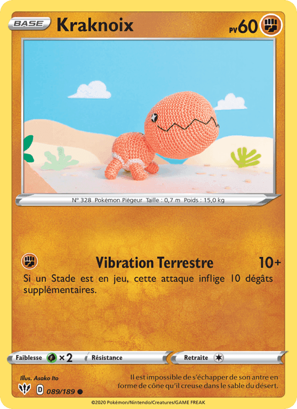 Kraknoix, card 89 from Ténèbres Embrasées