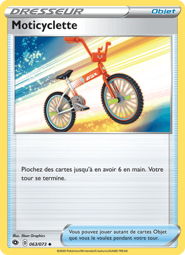 Moticyclette, card 63 from La Voie du Maître