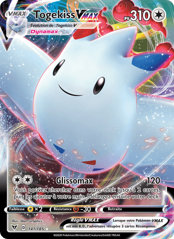 Togekiss VMAX, card 141 from Voltage Éclatant