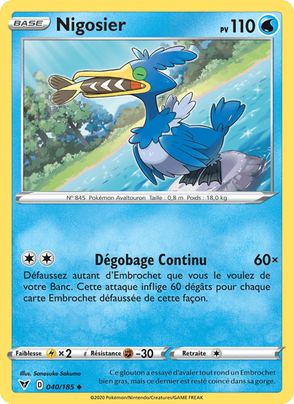 Nigosier, carte 40 de Voltage Éclatant