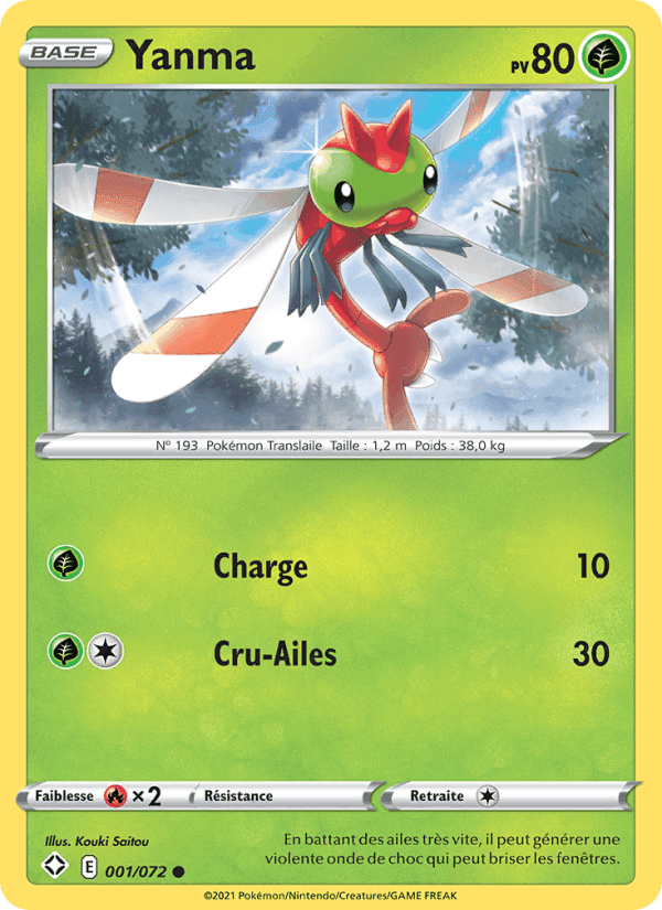 Yanma, card 1 from Destinées Radieuses
