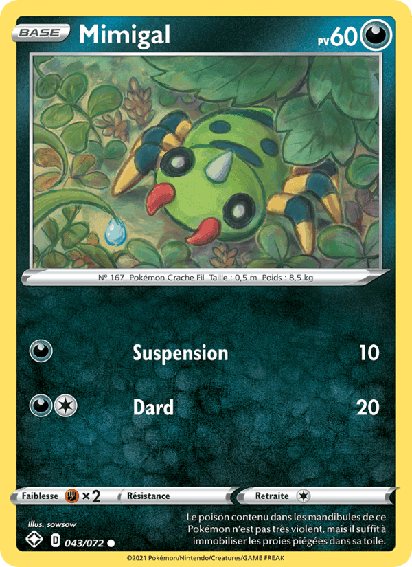 Mimigal, card 43 from Destinées Radieuses