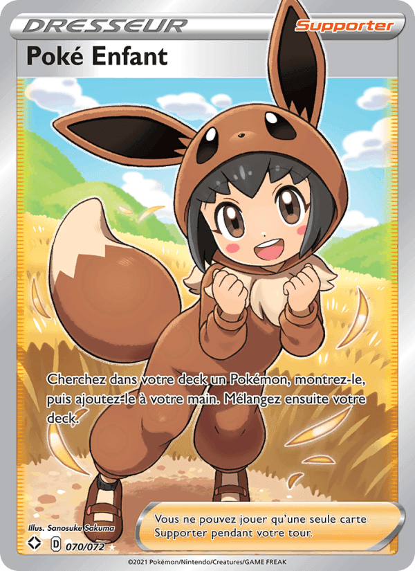 Poké Enfant, card 70 from Destinées Radieuses